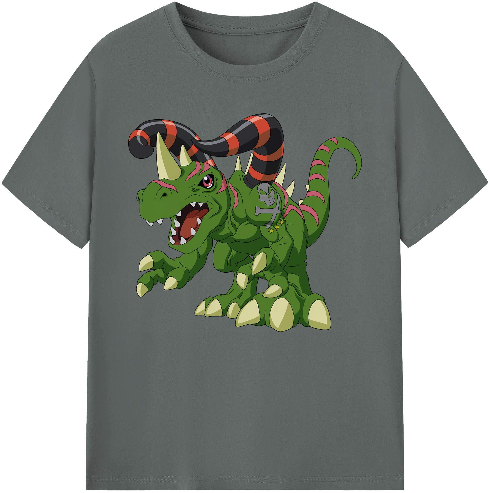 （画像用） Digimon デジタルモンスター/デジモン 綿100％ メンズ半袖Tシャツ｜肌触りやわらか＆通気性